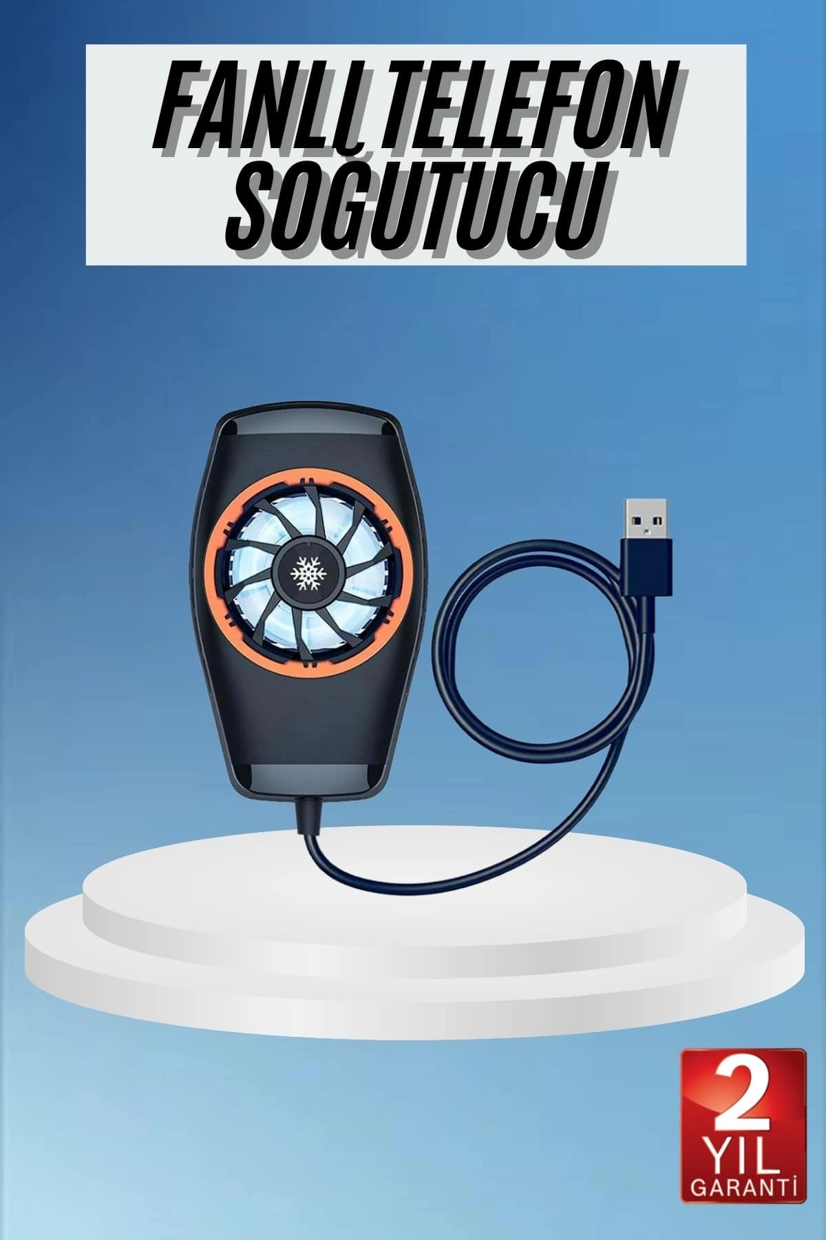 Telefon Soğutucu Fan Güçlü Motor Radyatör Cep Telefon Soğutma ( Lisinya )