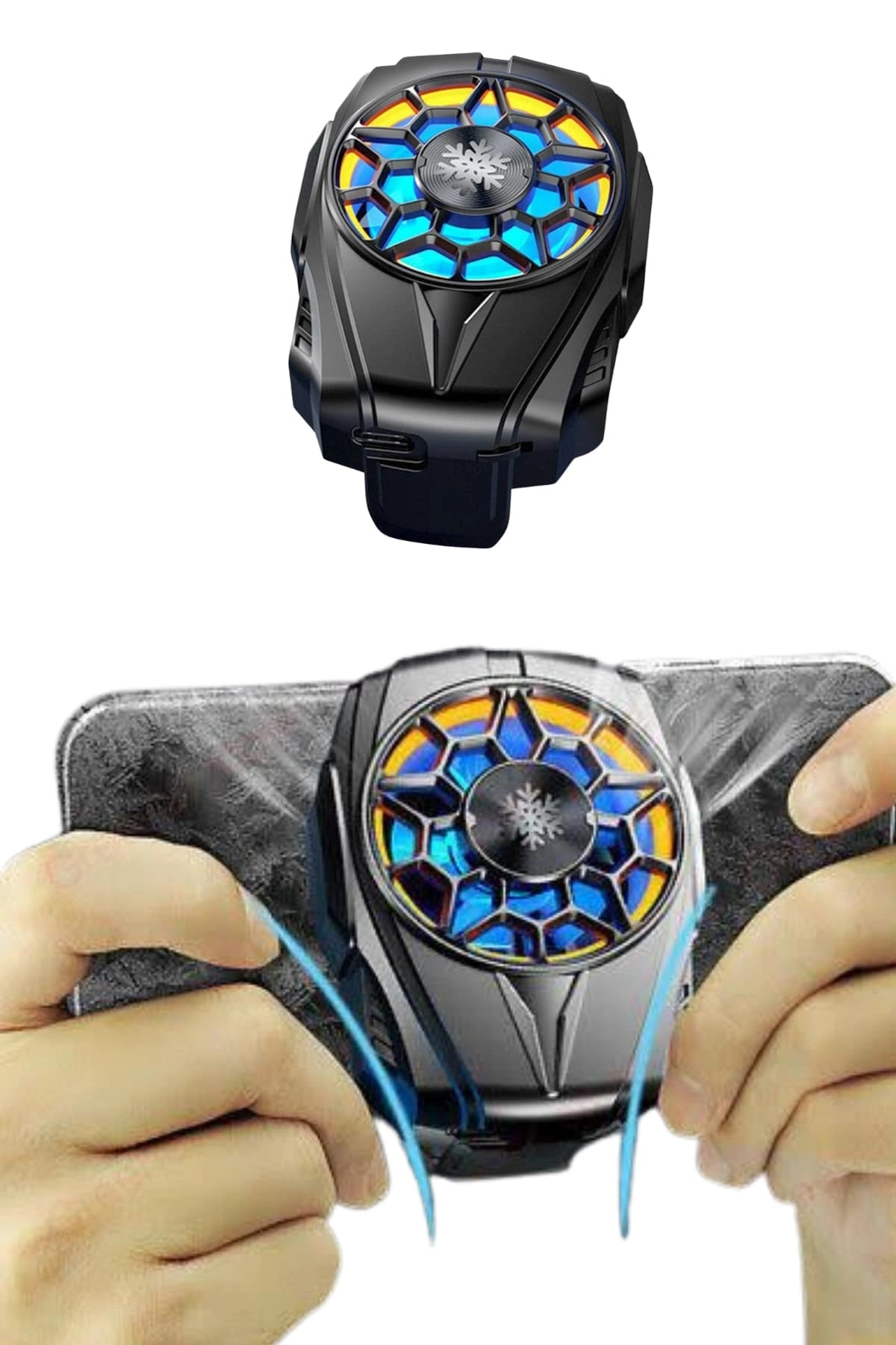 Telefon Soğutucu Fan Güçlü Motor Radyatör Cep Telefon Soğutma ( Lisinya )