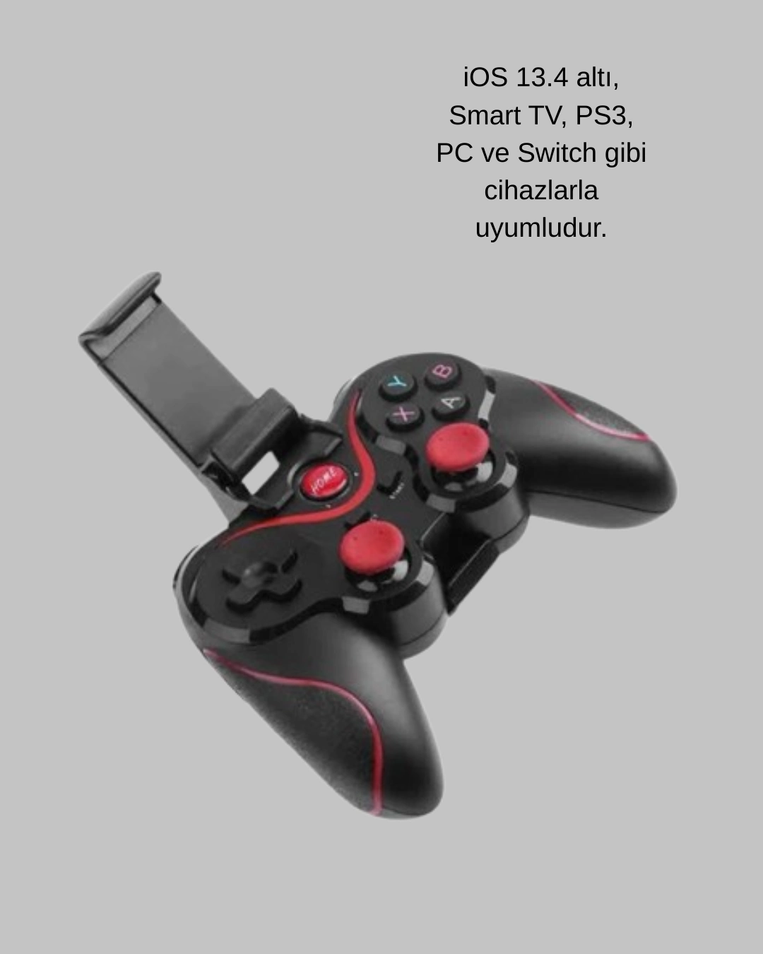 Telefon, Tablet Ve Pc İçin Çok Fonksiyonlu Bluetooth Gamepad ( Lisinya )