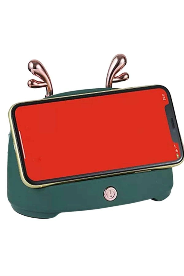 Telefon Tutucu Bluetooth Hoparlör Geyikli Renkli Uzun Ömürlü ( Lisinya )