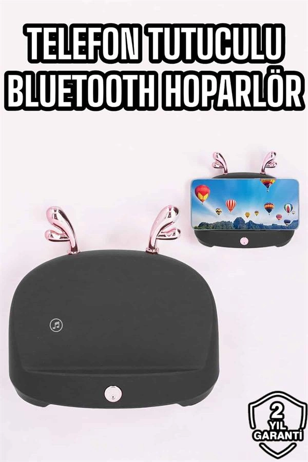 Telefon Tutuculu Akıllı Hoparlör Yüksek Ses Kaliteli Hoparlör ( Lisinya )