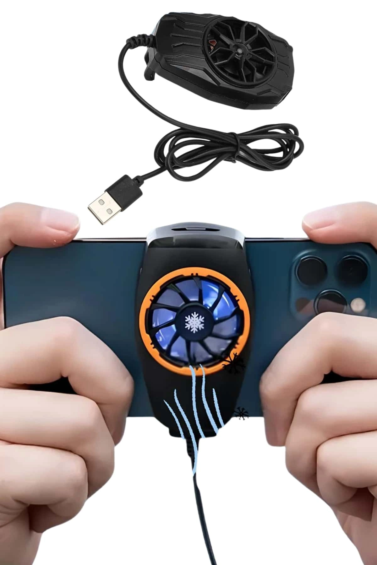 Telefonu Soğutma Fanı Radyatör Mobil Cihazlara Uyumlu Soğutucu ( Lisinya )