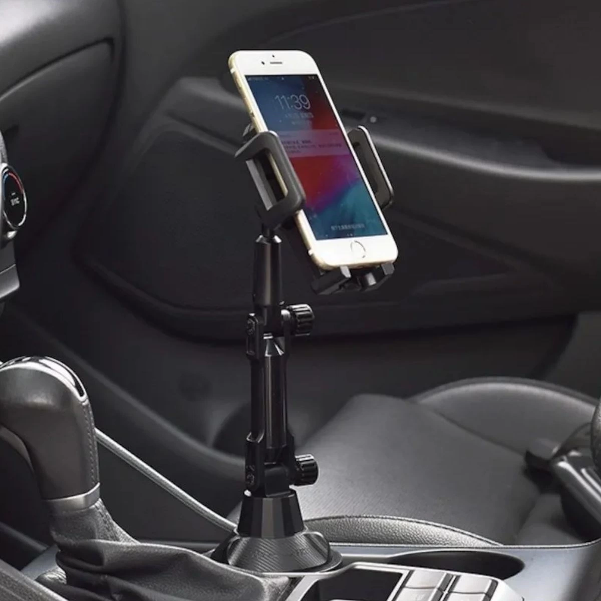 Teleskopik Araç Bardak Yerine Giren Telefon Tutucu ( Lisinya ) Teleskopik Araç Bardak Yerine Giren Telefon Tutucu ( Lisinya )