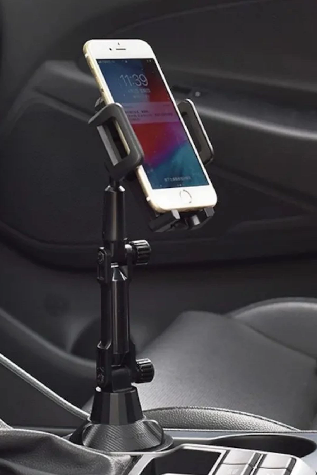 Teleskopik Araç Bardak Yerine Giren Telefon Tutucu ( Lisinya ) Teleskopik Araç Bardak Yerine Giren Telefon Tutucu ( Lisinya )