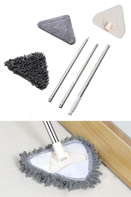 Teleskopik Saplı 150 Cm Üçgen Mop Cam Duvar Tavan Fayans Parke Temizleyici Mop ( Lisinya ) Teleskopik Saplı 150 Cm Üçgen Mop Cam Duvar Tavan Fayans Parke Temizleyici Mop ( Lisinya )