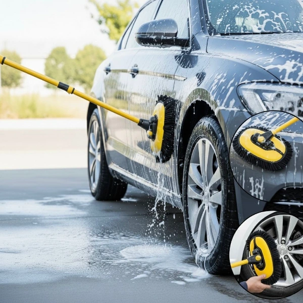 Teleskopik Saplı Kuru Islak Oto Yıkama Fırçası ( Lisinya ) Teleskopik Saplı Kuru Islak Oto Yıkama Fırçası ( Lisinya )