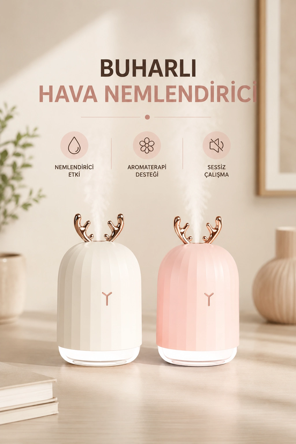 Temiz Hava Nemlendirici Tavşanlı Aromaterapi ( Lisinya )