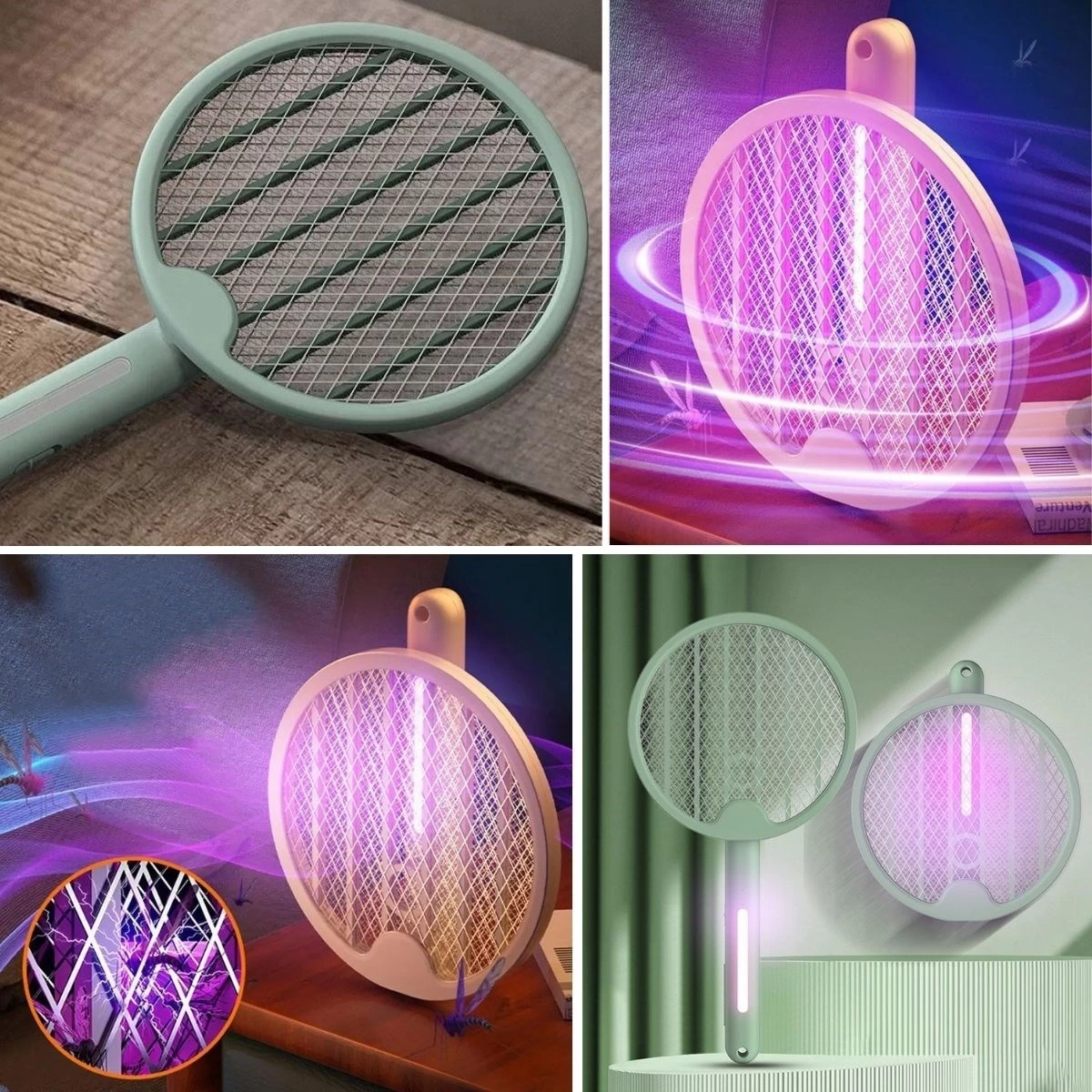 Tenis Raketi Tipi Masaüstü Olabilen Gece Lambalı Sinek Kovucu,öldürücü Raket ( Lisinya ) Tenis Raketi Tipi Masaüstü Olabilen Gece Lambalı Sinek Kovucu,öldürücü Raket ( Lisinya )
