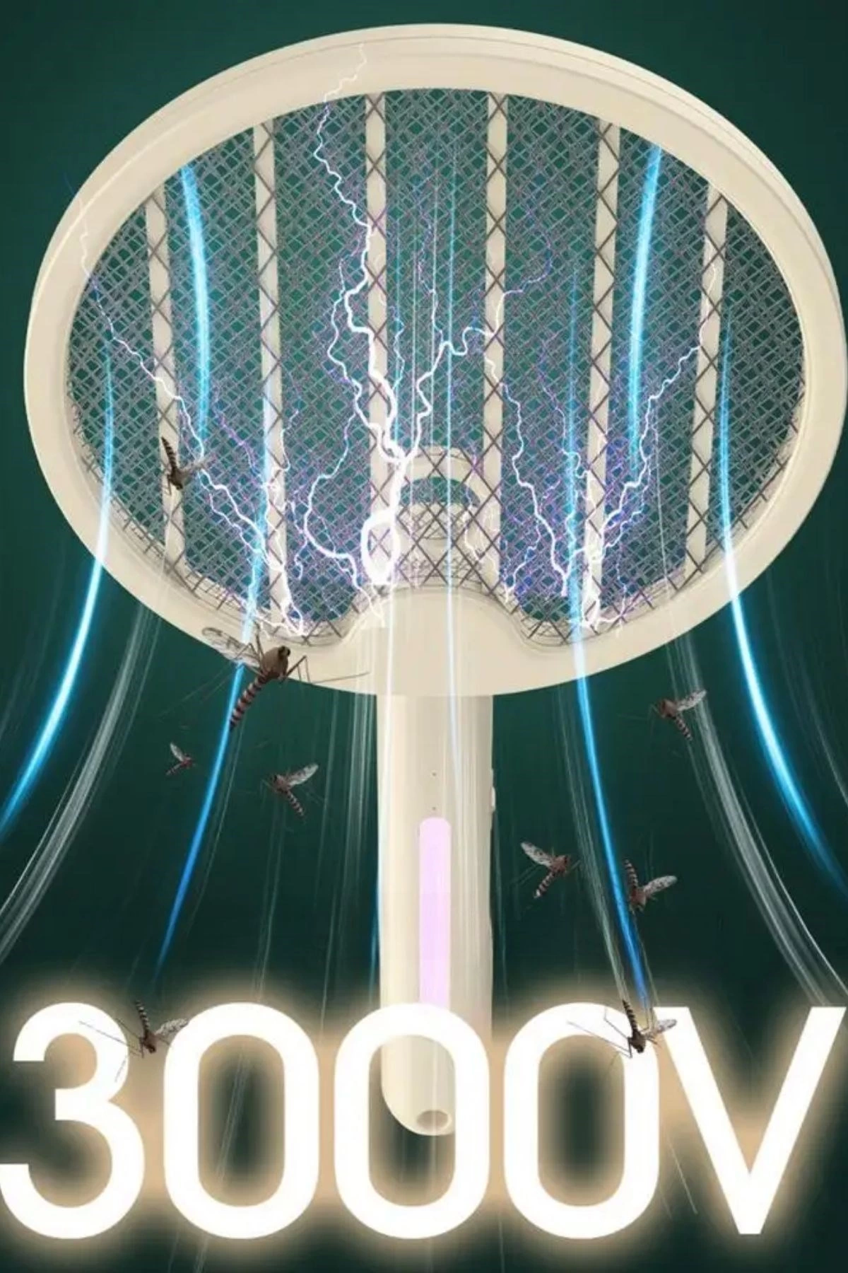 Tenis Raketi Tipi Masaüstü Olabilen Gece Lambalı Sinek Kovucu,öldürücü Raket ( Lisinya ) Tenis Raketi Tipi Masaüstü Olabilen Gece Lambalı Sinek Kovucu,öldürücü Raket ( Lisinya )