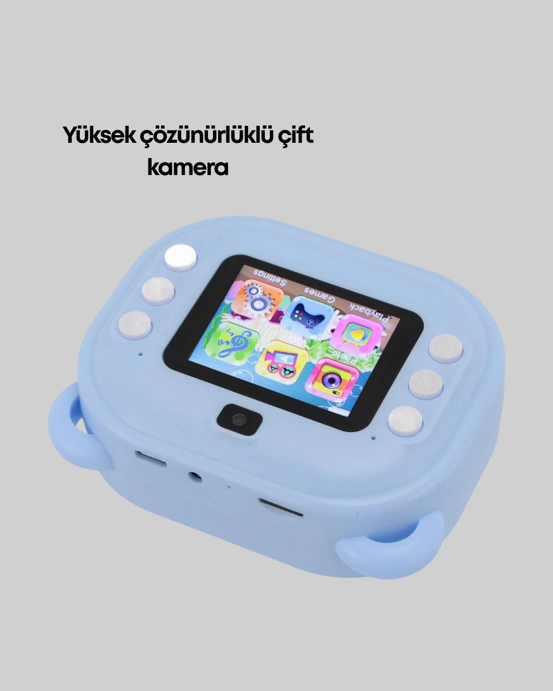 Termal Baskı Teknolojili Anında Fotoğraf Kamerası – 24mp Çift Lens, 32gb Hafıza ( Lisinya )