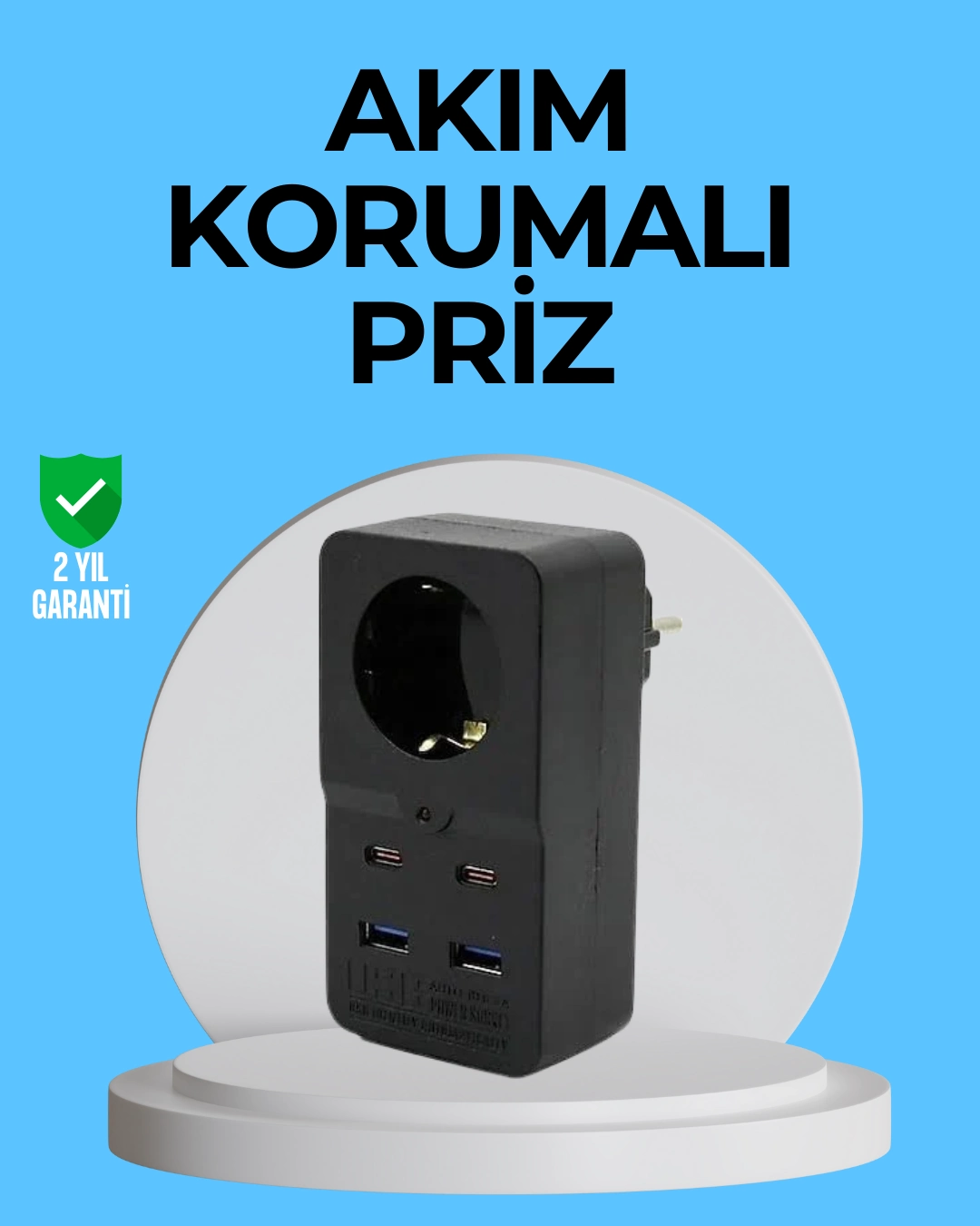 Termal Korumalı Priz Otomatik Çocuk Kilidi 4 Usb Type C ( Lisinya ) Termal Korumalı Priz Otomatik Çocuk Kilidi 4 Usb Type C ( Lisinya )