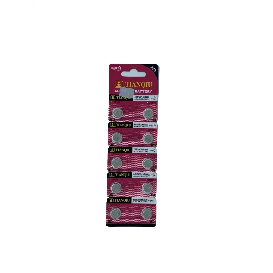 TıanQıu Ag5 Lr754/393 Alkalin 10'lu Düğme Pil ( Lisinya )