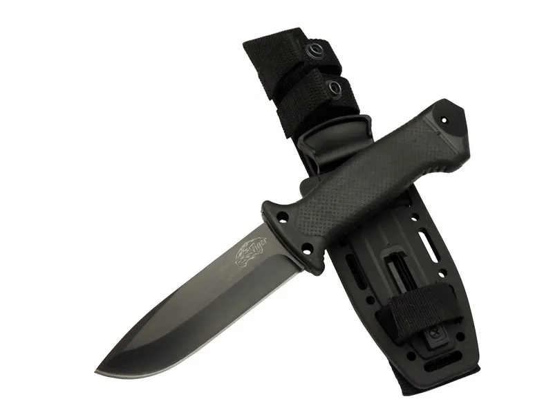 Tiger Tactical Htm 3321 A Siyah Outdoor / Survival Bıçak 27cm - Kauçuk Sap, Kılıflı, Kutulu ( Lisinya ) Tiger Tactical Htm 3321 A Siyah Outdoor / Survival Bıçak 27cm - Kauçuk Sap, Kılıflı, Kutulu ( Lisinya )