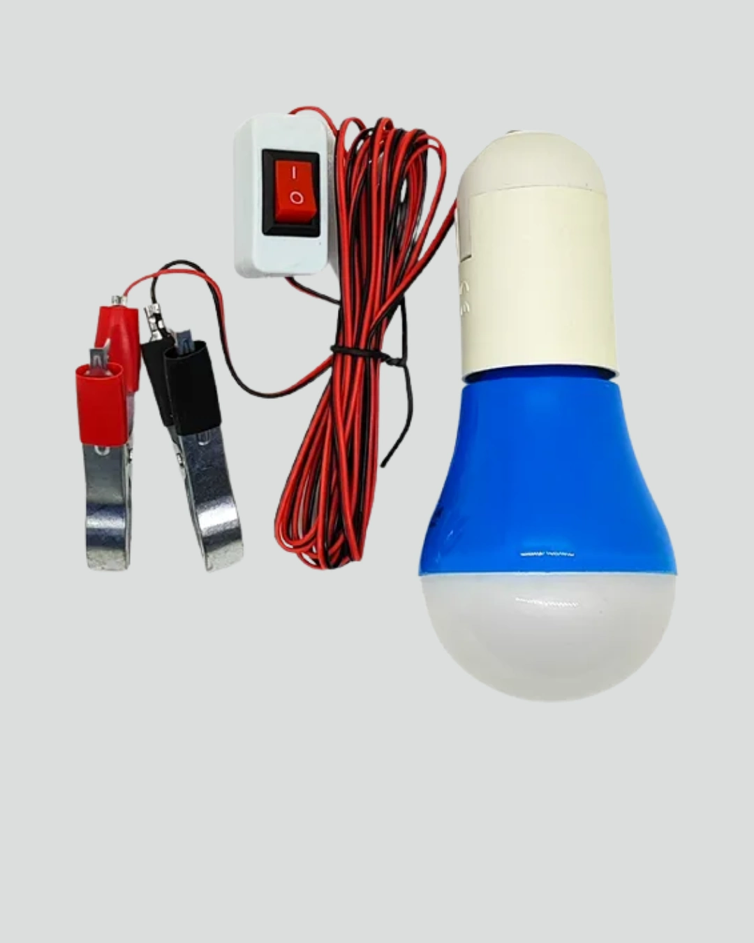 Timsah Kıskaçlı 12v Led Ampul Kamp Ve Acil Durum Lambası ( Lisinya )