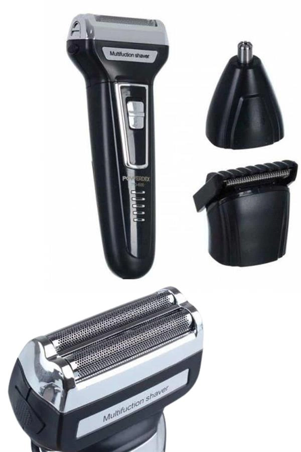 Tıraş Makinesi 3 Başlıklı T Başlıklı Hassas Ciltlere Özel Saç Sakal Vücut Kulak Ve Burun ( Lisinya )