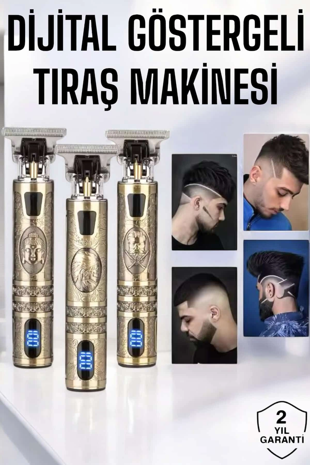 Tıraş Makinesi Çizik Tıraş Paslanmaz Çelik Uzun Ömürlü Şarjlı ( Lisinya )