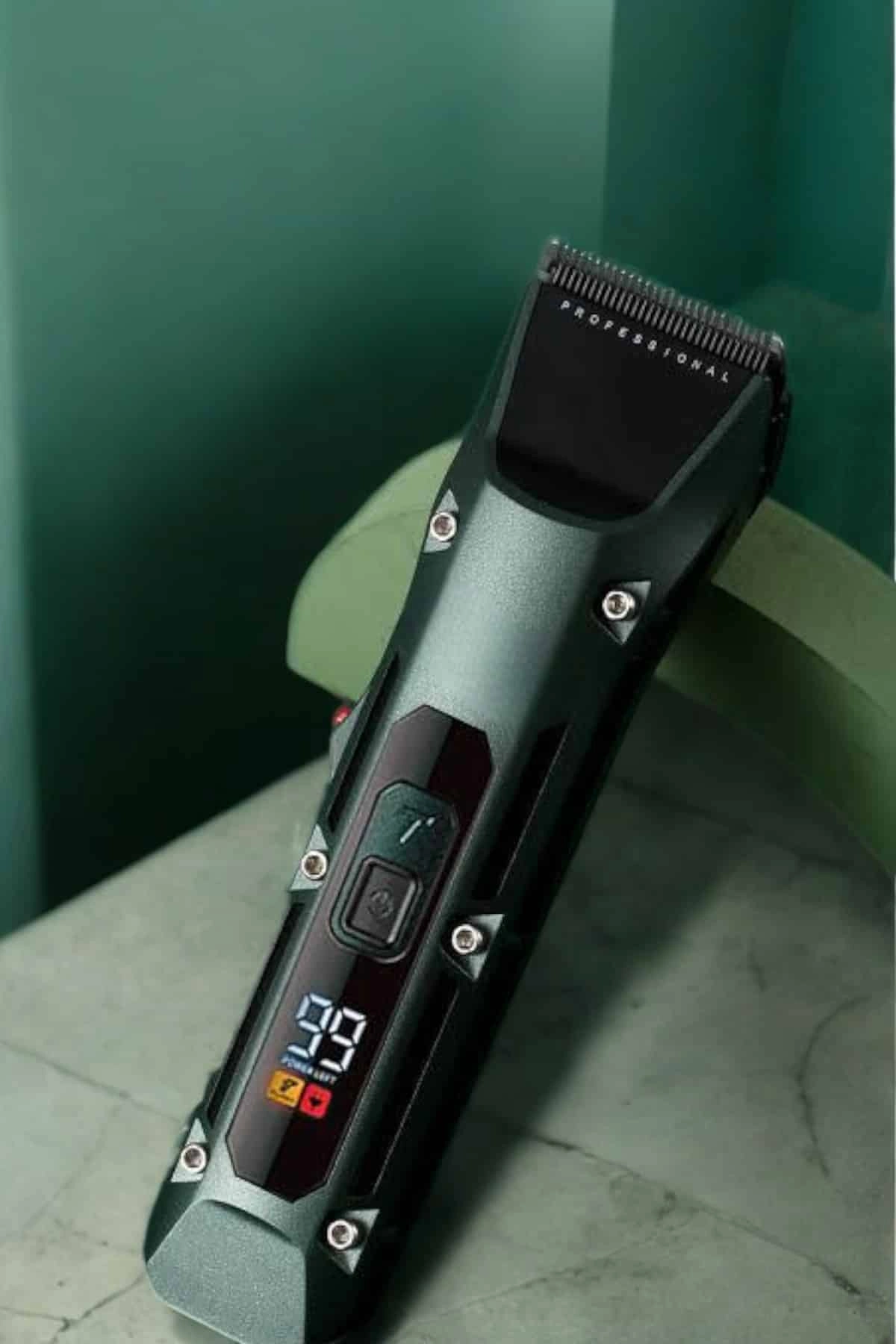 Tıraş Makinesi Dijital Göstergeli Turbo Motor Paslanmaz Çelik ( Lisinya )