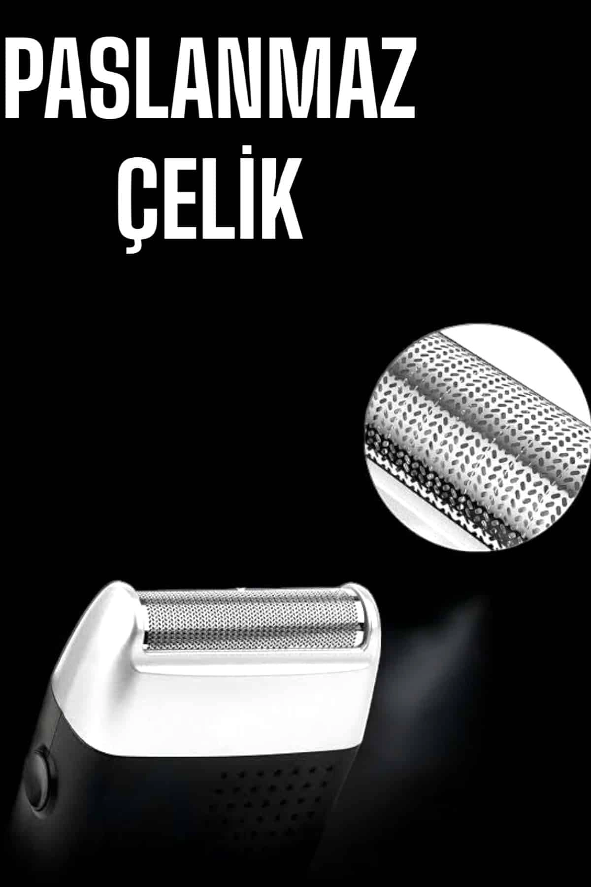 Tıraş Makinesi Islak Ve Kuru Kullanıma Uygun Kablosuz Taşınabilir ( Lisinya )