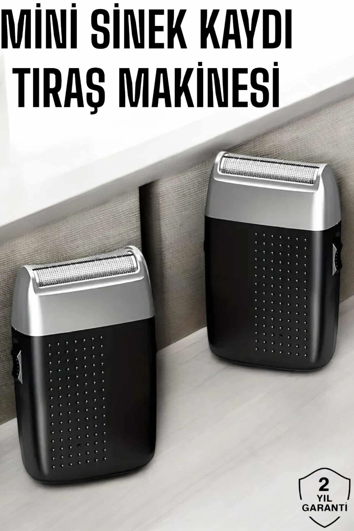 Tıraş Makinesi Mini Sinek Kaydı Şarjlı Taşınabilir Paslanmaz Çelik ( Lisinya )