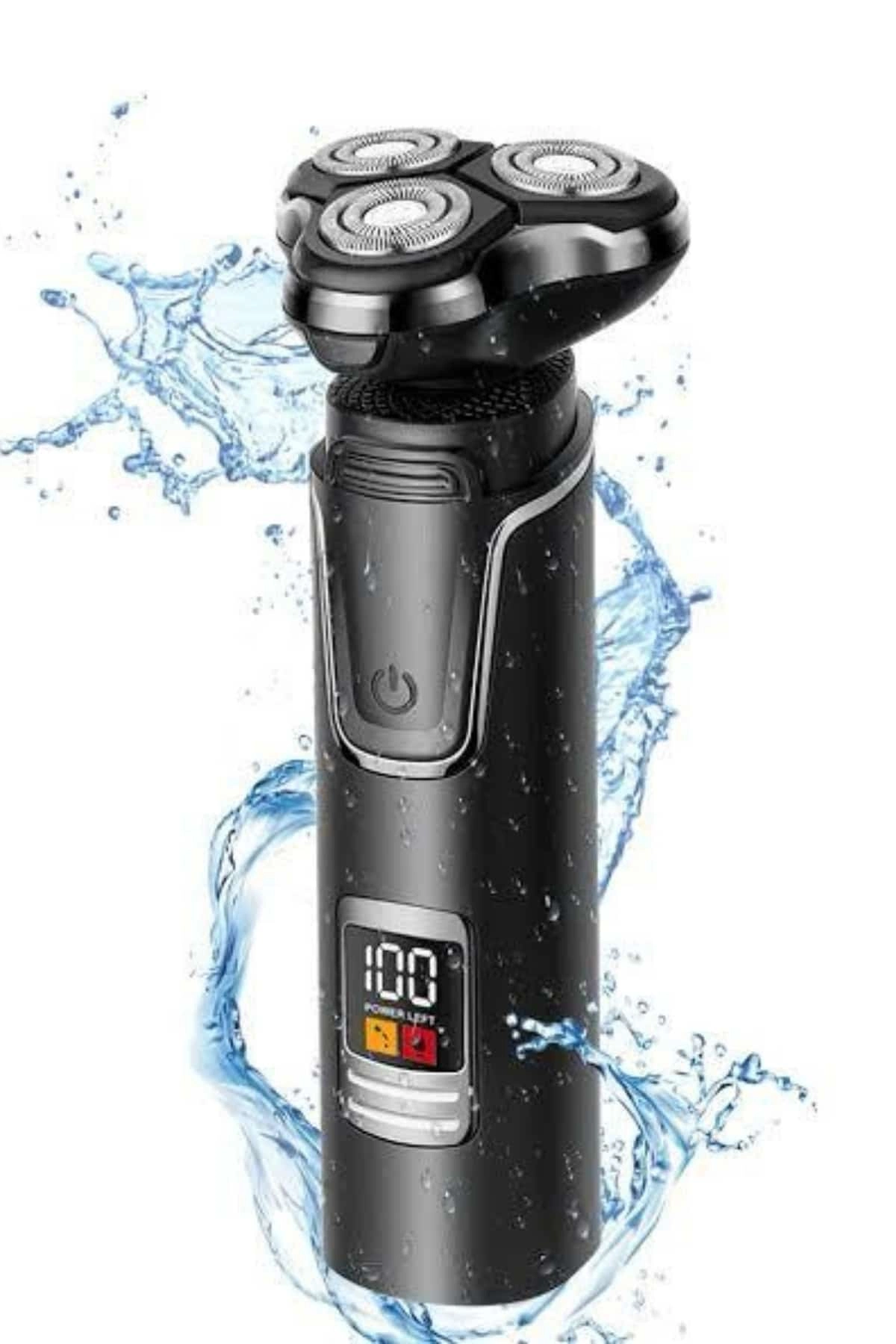 Tıraş Makinesi Profesyonel 3in1 Dijital Göstergeli 3 Başlıklı Erkek Bakım ( Lisinya )