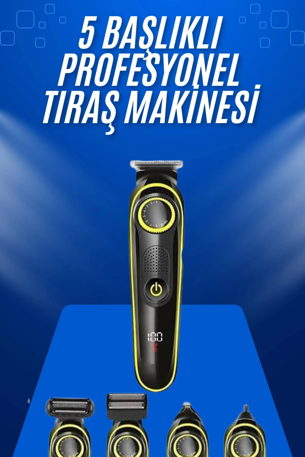 Tıraş Makinesi Şarjlı 5 Başlıklı Burun Ve Kulak Temizleme ( Lisinya )