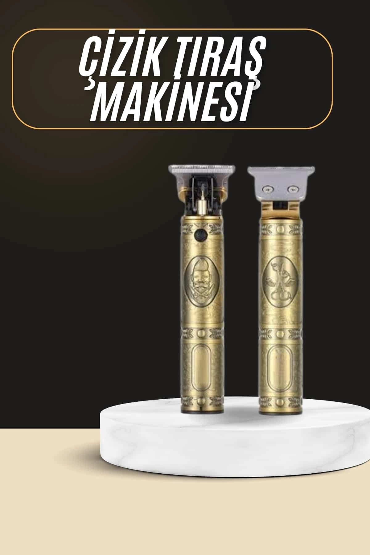 Tıraş Makinesi Şarjlı Çizik Tıraş Paslanmaz Çelik Bıçaklı 4 Taraklı ( Lisinya )