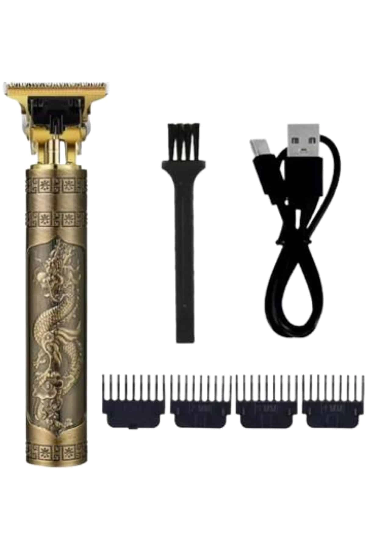 Tıraş Makinesi Şarjlı Çizik Tıraş Paslanmaz Çelik Bıçaklı 4 Taraklı ( Lisinya )