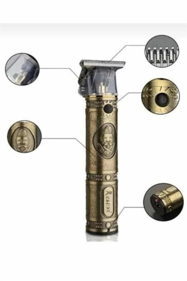 Tıraş Makinesi Şarjlı Çizik Tıraş Paslanmaz Çelik Bıçaklı 4 Taraklı ( Lisinya )