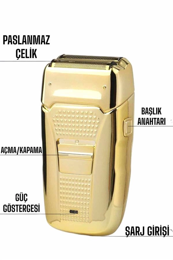 Tıraş Makinesi Sinek Kaydı Saç Sakal Ve Vücut Tıraşına Uygun ( Lisinya )