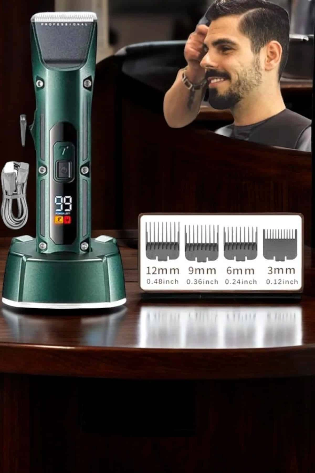 Tıraş Makinesi Uzun Pil Ömrü Şarjlı Günlük Tıraş Makinesi ( Lisinya )