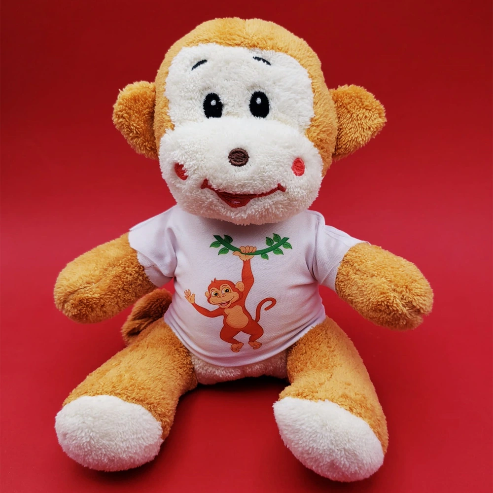 Tişörtlü Sevimli Peluş Maymun ( Lisinya ) Tişörtlü Sevimli Peluş Maymun ( Lisinya )