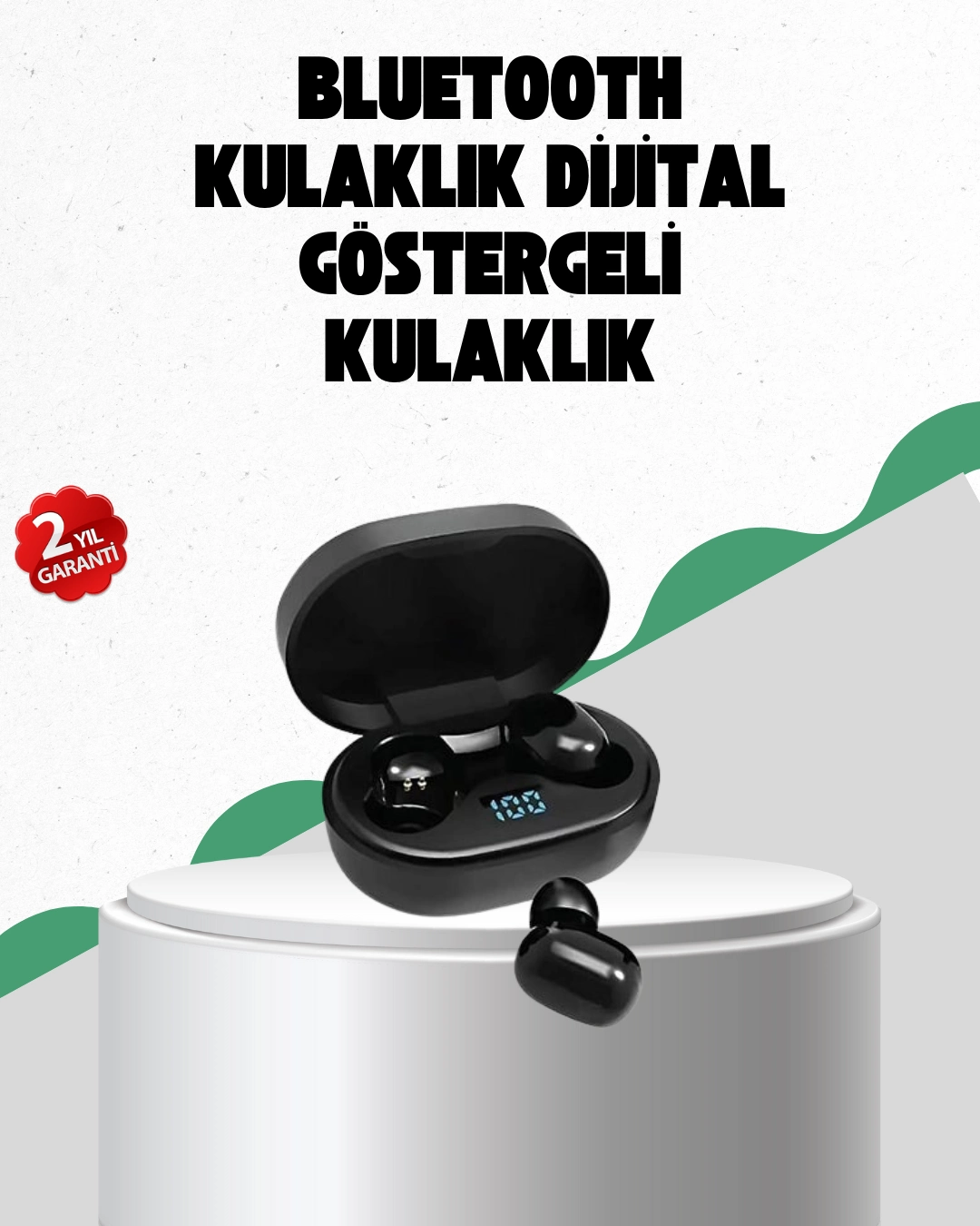 Titanyum Hoparlörlü Kablosuz Bluetooth Kulaklık ( Lisinya )