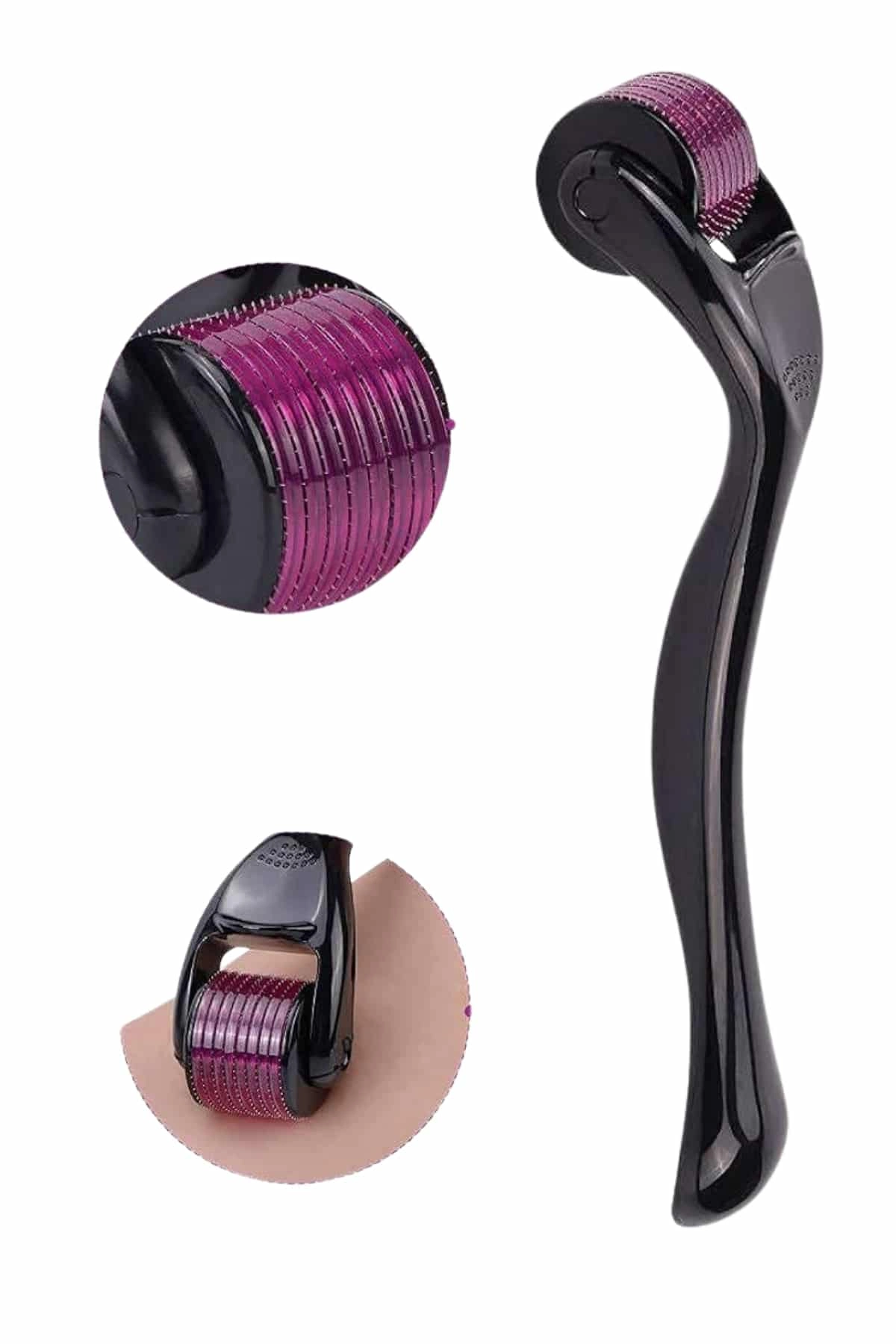 Titanyum Uçlu Derma Roller 540 İğneli 1 Mm Gözenek Azaltıcı Akne İzlerine Uygun ( Lisinya )