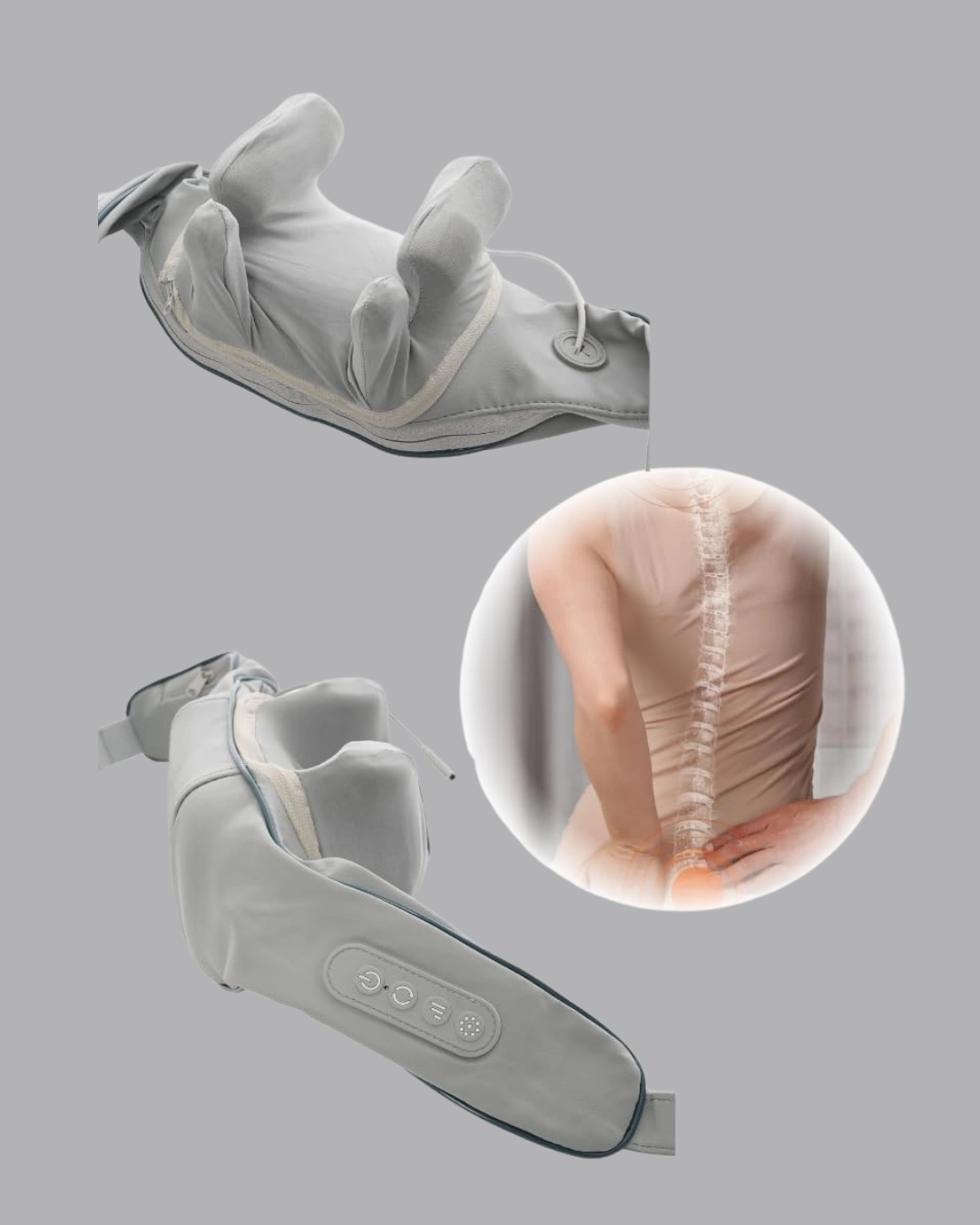 Titreşimli Boyun Masaj Cihazı Isı Terapili Şarjlı Vnb-01 Ergonomik U Tasarım ( Lisinya )