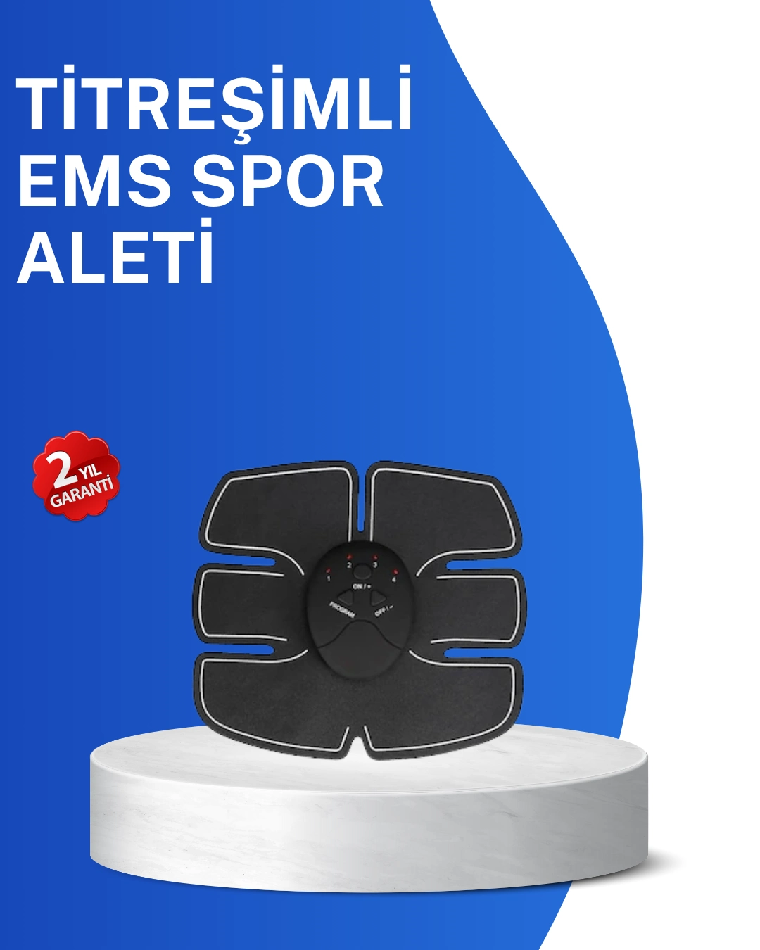 Titreşimli Ems Spor Aleti Karın Kol Ve Bacak Kas Yapma Cihazı 2025 Model ( Lisinya )