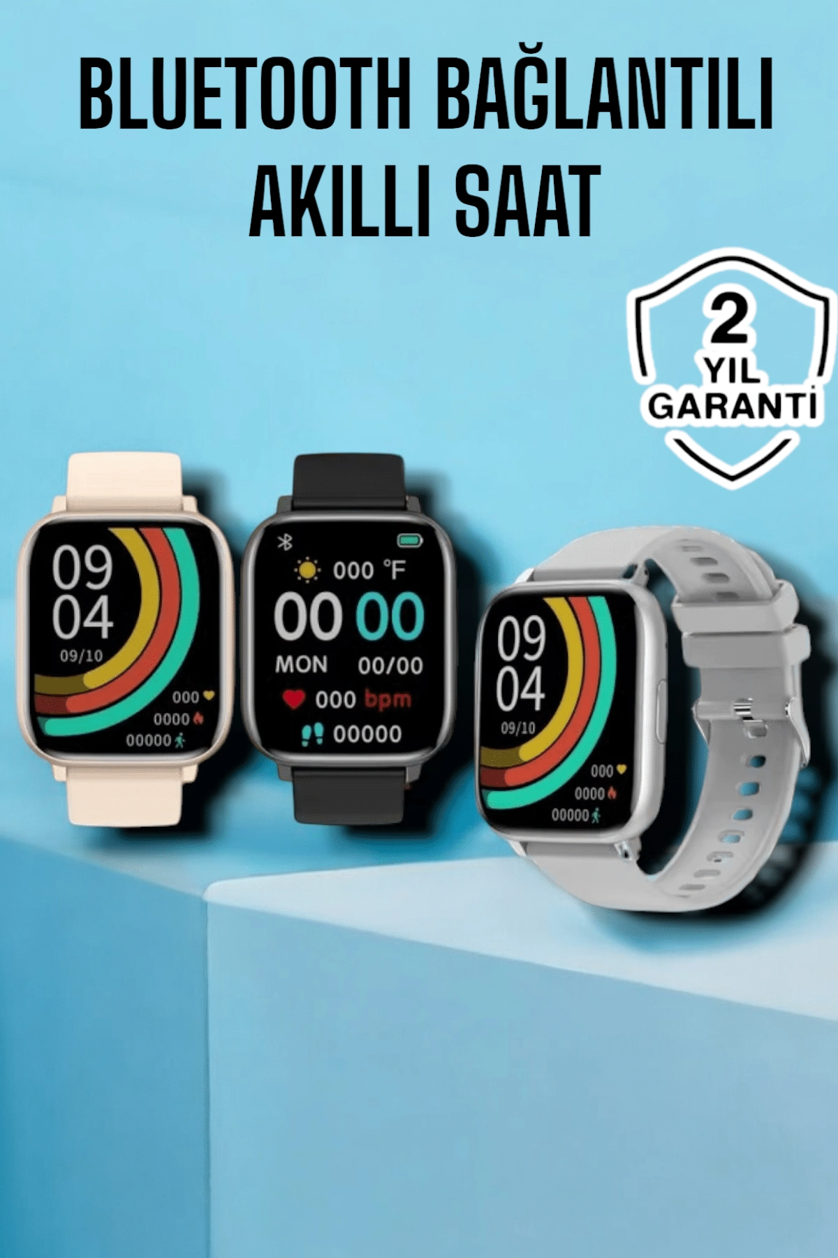 Titreşimli, Sağlık Takipli, Yeni Nesil Akıllı Saat  400mah Batarya Kapasiteli ( Lisinya )