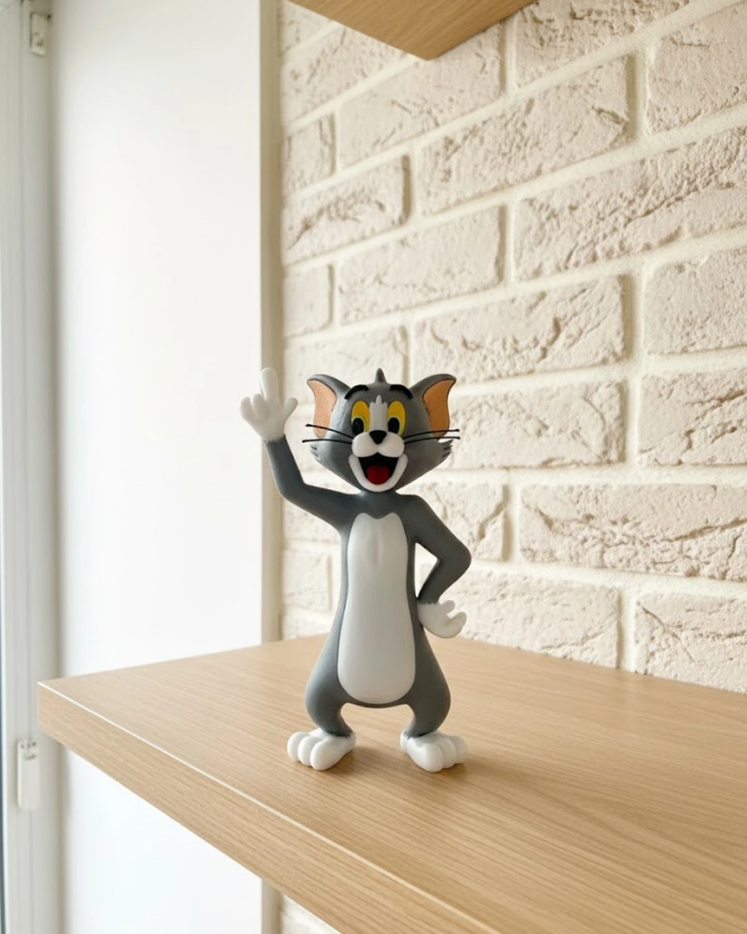 Tom Kedi Biblo 22 Cm Hediyelik Dekoratif Ev Ofis Aksesuarı ( Lisinya )