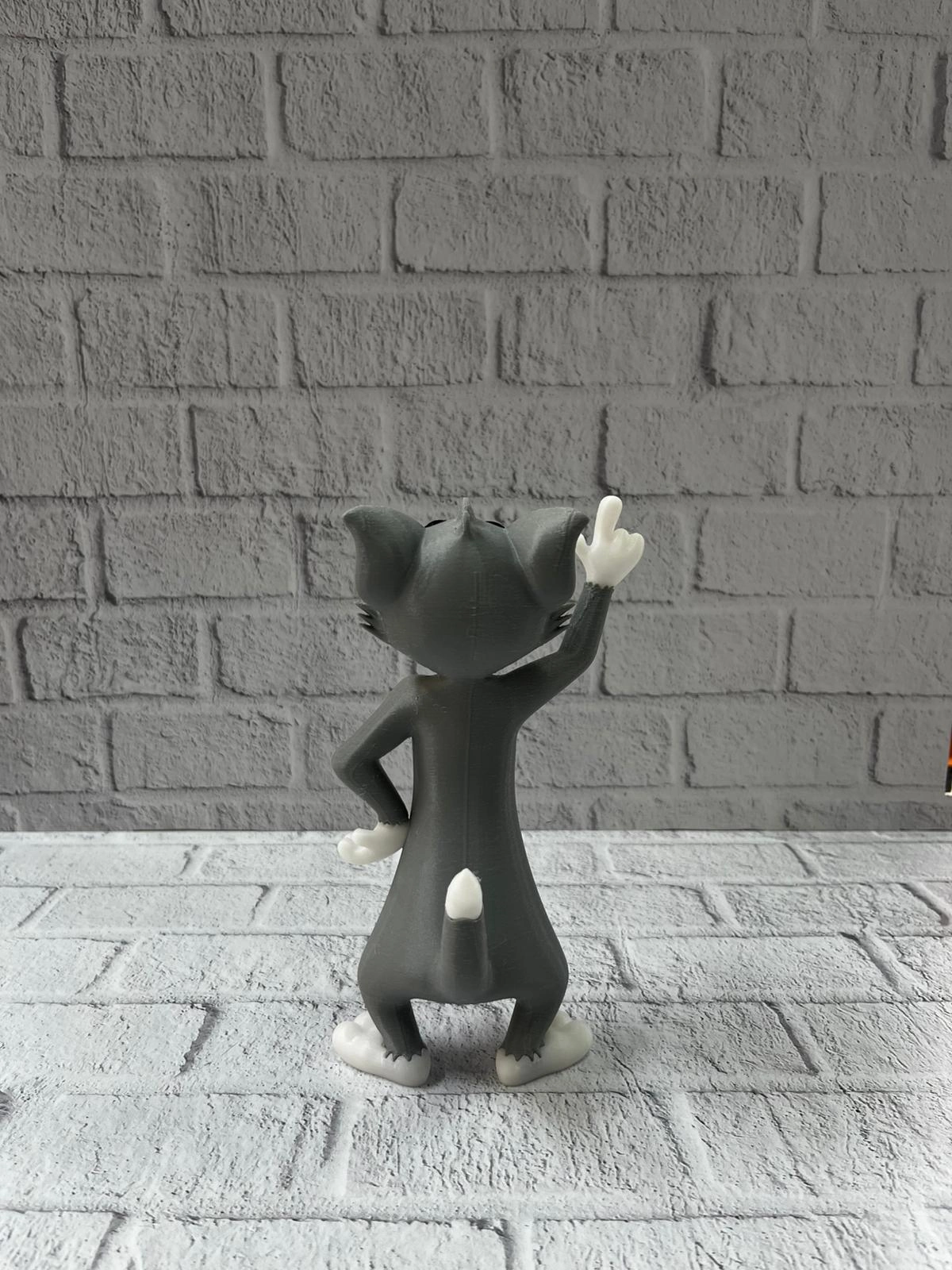 Tom Kedi Biblo 22 Cm Hediyelik Dekoratif Ev Ofis Aksesuarı ( Lisinya )