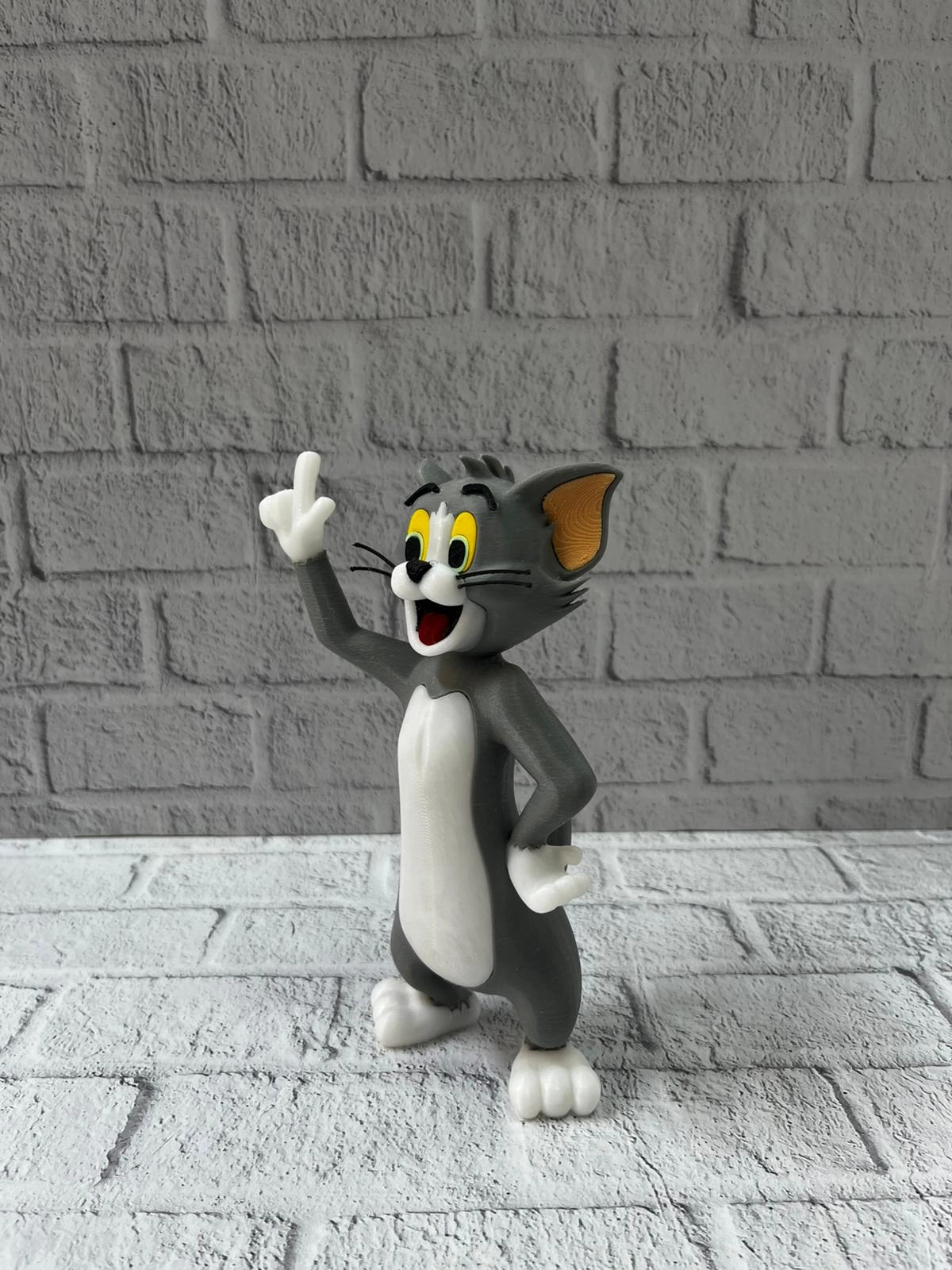 Tom Kedi Biblo 22 Cm Hediyelik Dekoratif Ev Ofis Aksesuarı ( Lisinya )