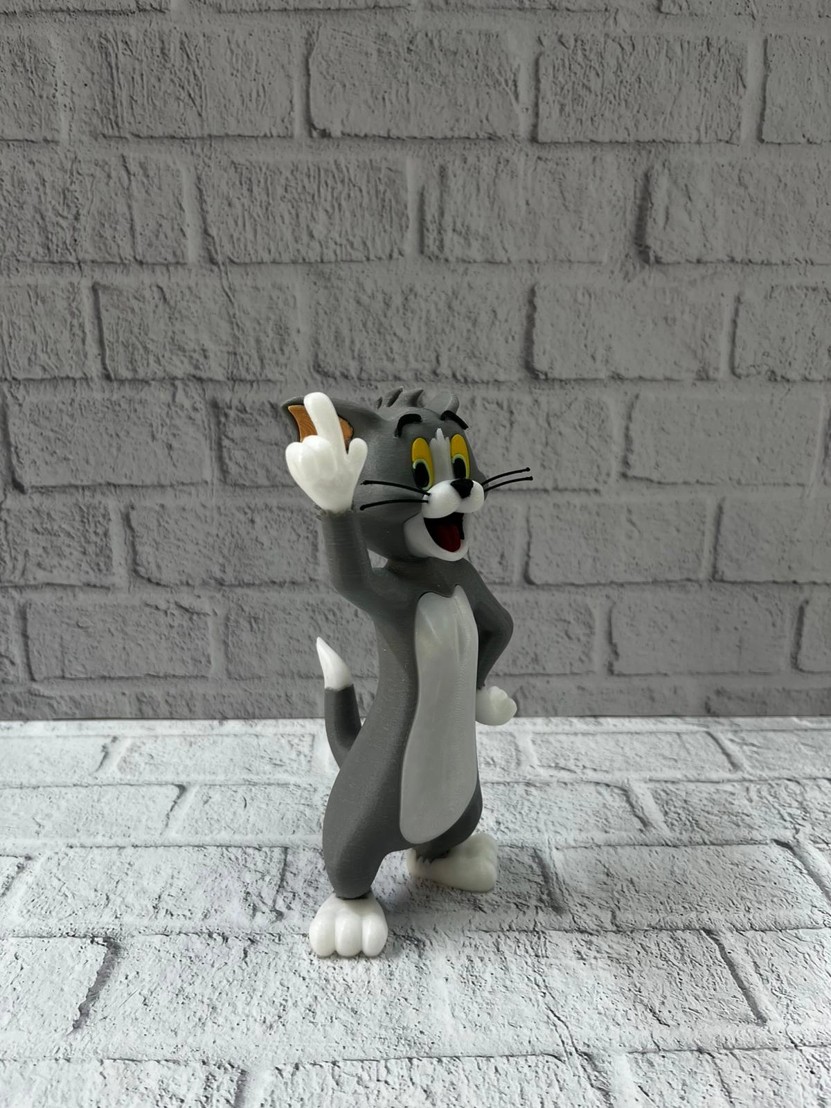 Tom Kedi Biblo 22 Cm Hediyelik Dekoratif Ev Ofis Aksesuarı ( Lisinya )