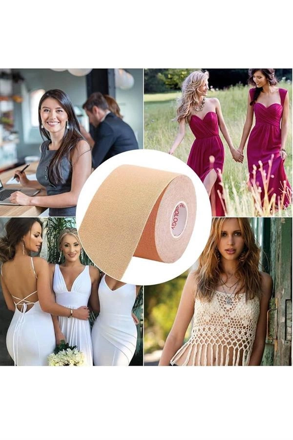 Toparlayıcı Ve Şekillendirici Göğüs Bandı Tere Ve Suya Dayanıklı Hassas Ciltlere Uygun ( Lisinya )