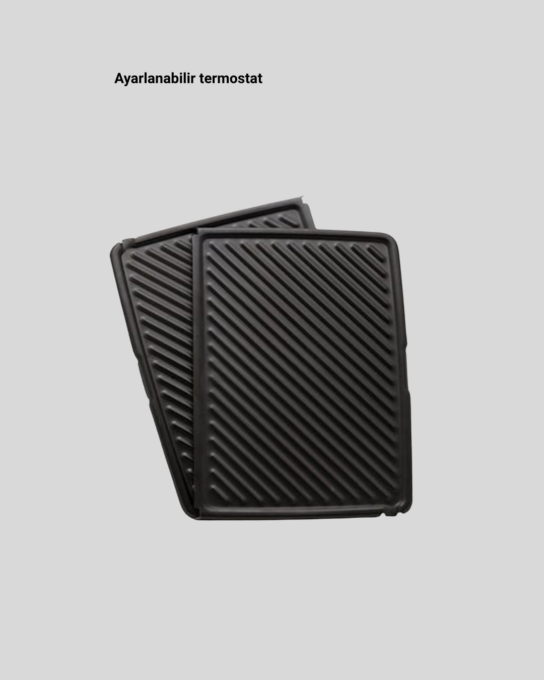 Tost Makinesi Geniş Kapasiteli Çıkarılabilir Plaka Üç Kademeli Isı Ayarlı ( Lisinya )