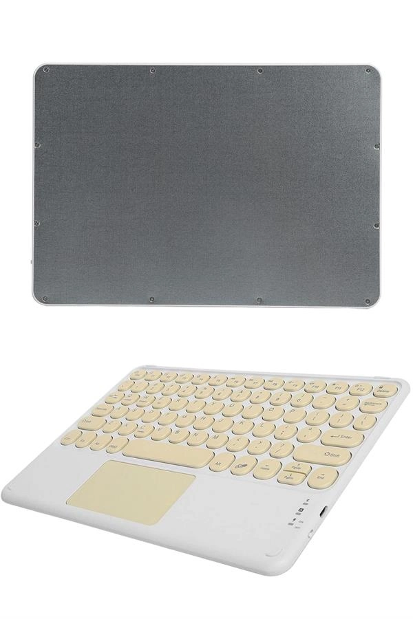 Touchpad Uyumlu Bluetooth Klavye Slim Kablosuz Kablosuz Q Klavye ( Lisinya )