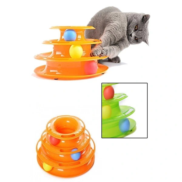 Tower Of Tracks 3 Katlı Kedi Oyuncağı ( Lisinya )