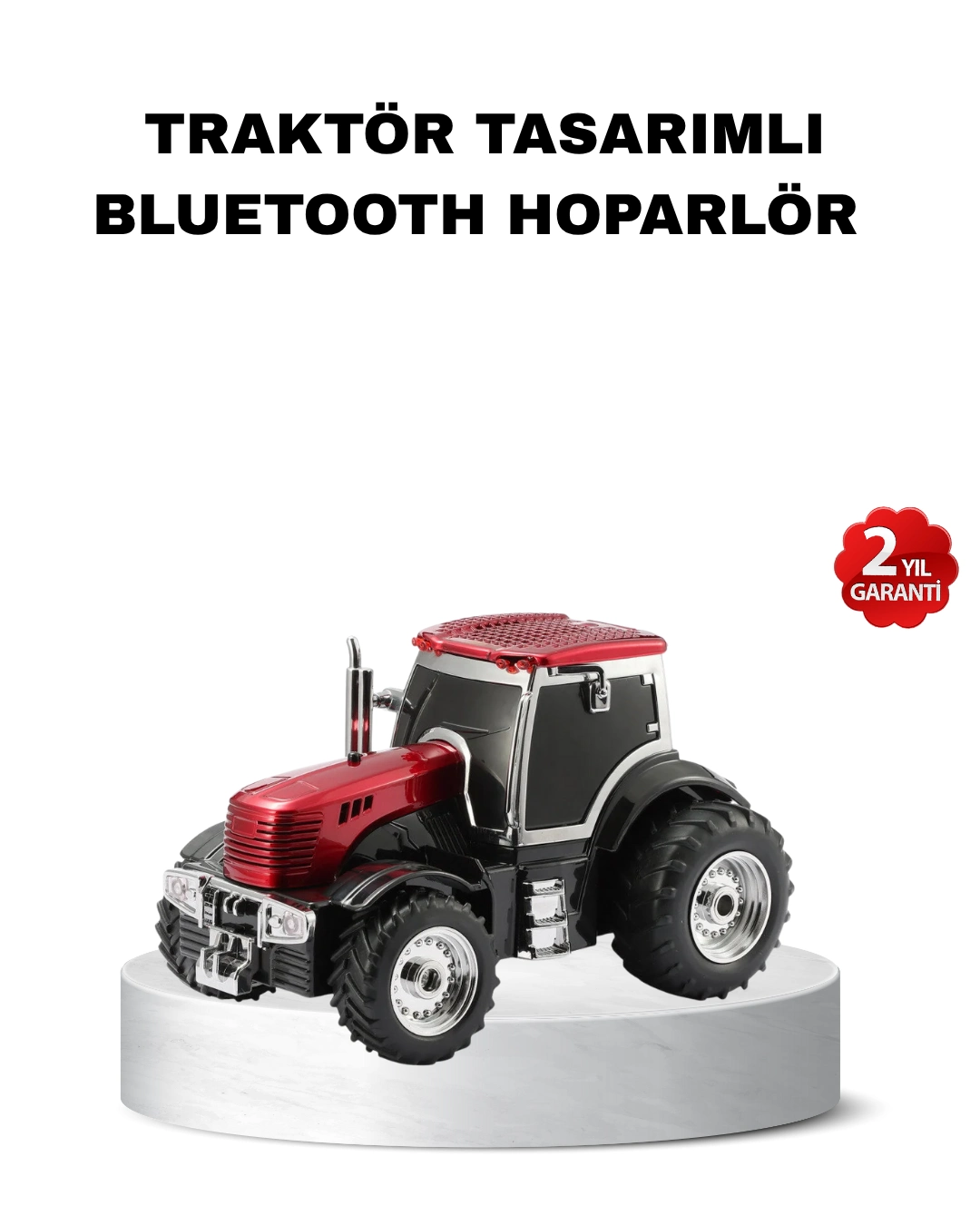 Traktör Tasarımlı Bluetooth Hoparlör 12w Tws Destekli Nostaljik Model ( Lisinya ) Traktör Tasarımlı Bluetooth Hoparlör 12w Tws Destekli Nostaljik Model ( Lisinya )