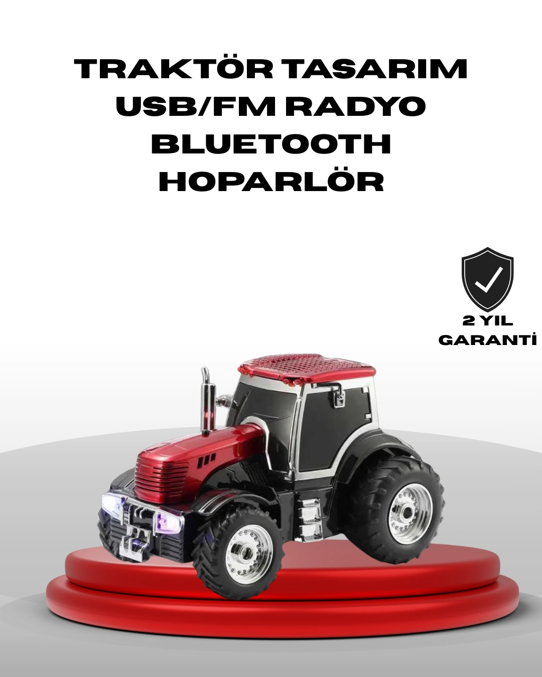 Traktör Tasarımlı Bluetooth Hoparlör Usb Tf Aux Fm Radyo ( Lisinya ) Traktör Tasarımlı Bluetooth Hoparlör Usb Tf Aux Fm Radyo ( Lisinya )