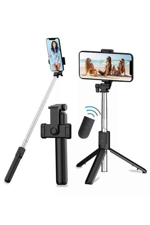 Tripod Selfie Çubuğu Bluetooth Kumandalı Kablosuz Led Işıklı ( Lisinya ) Tripod Selfie Çubuğu Bluetooth Kumandalı Kablosuz Led Işıklı ( Lisinya )