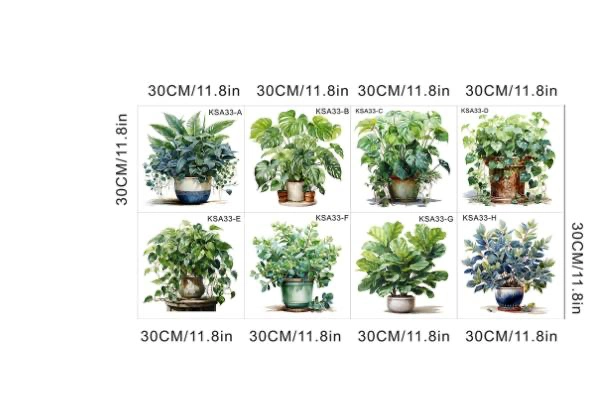 Tropikal Bitkiler Duvar Stickerı Model A ( Lisinya ) Tropikal Bitkiler Duvar Stickerı Model A ( Lisinya )