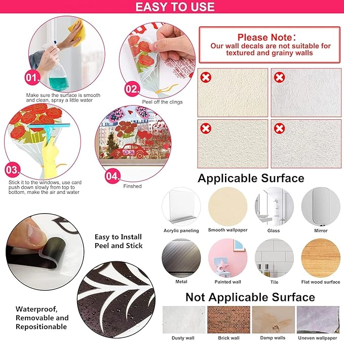 Tropikal Bitkiler Duvar Stickerı Model A ( Lisinya ) Tropikal Bitkiler Duvar Stickerı Model A ( Lisinya )