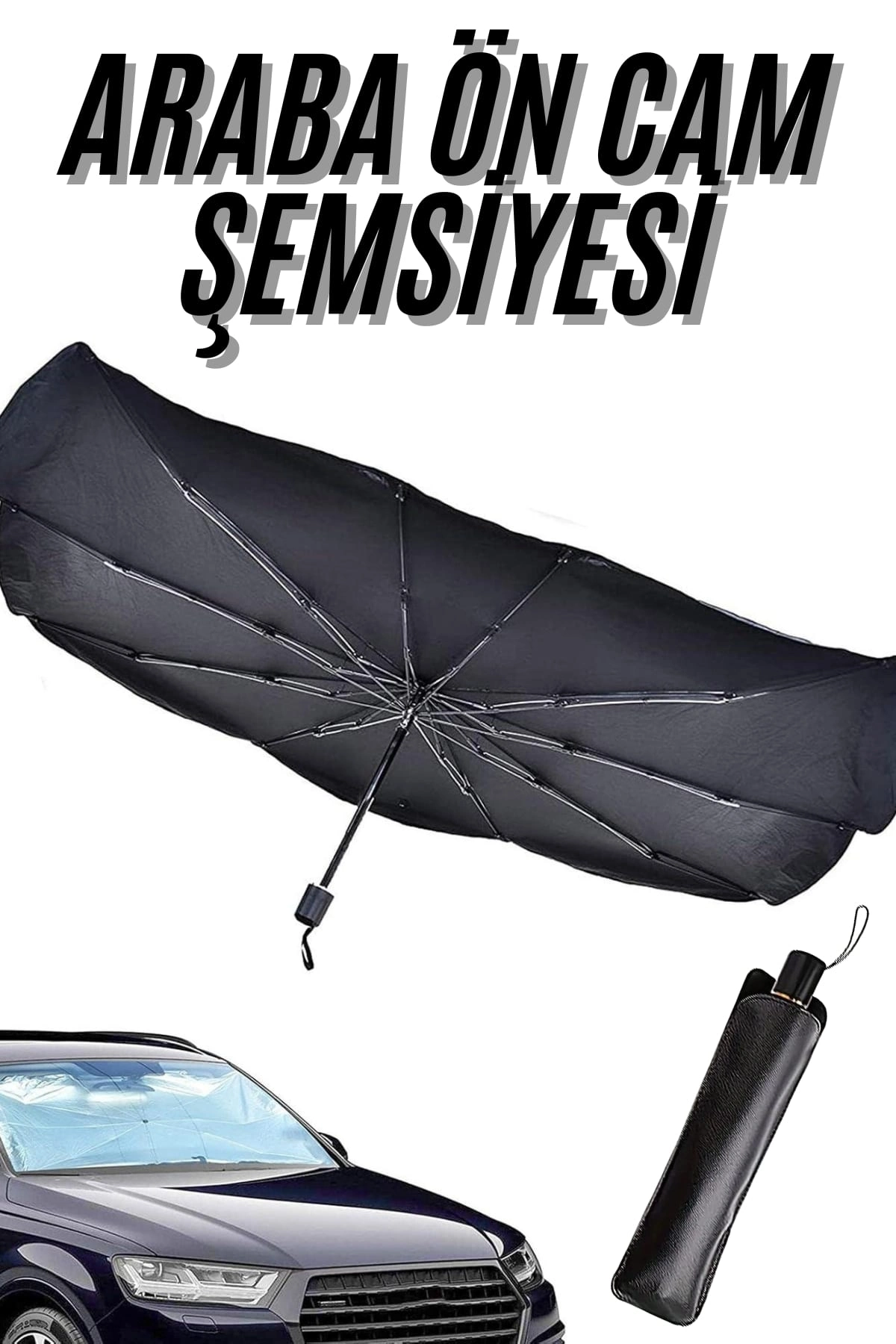 Tüm Araçlar İçin Şemsiye Güneşlik Ön Cama Uygun Özel Kaplama ( Lisinya )